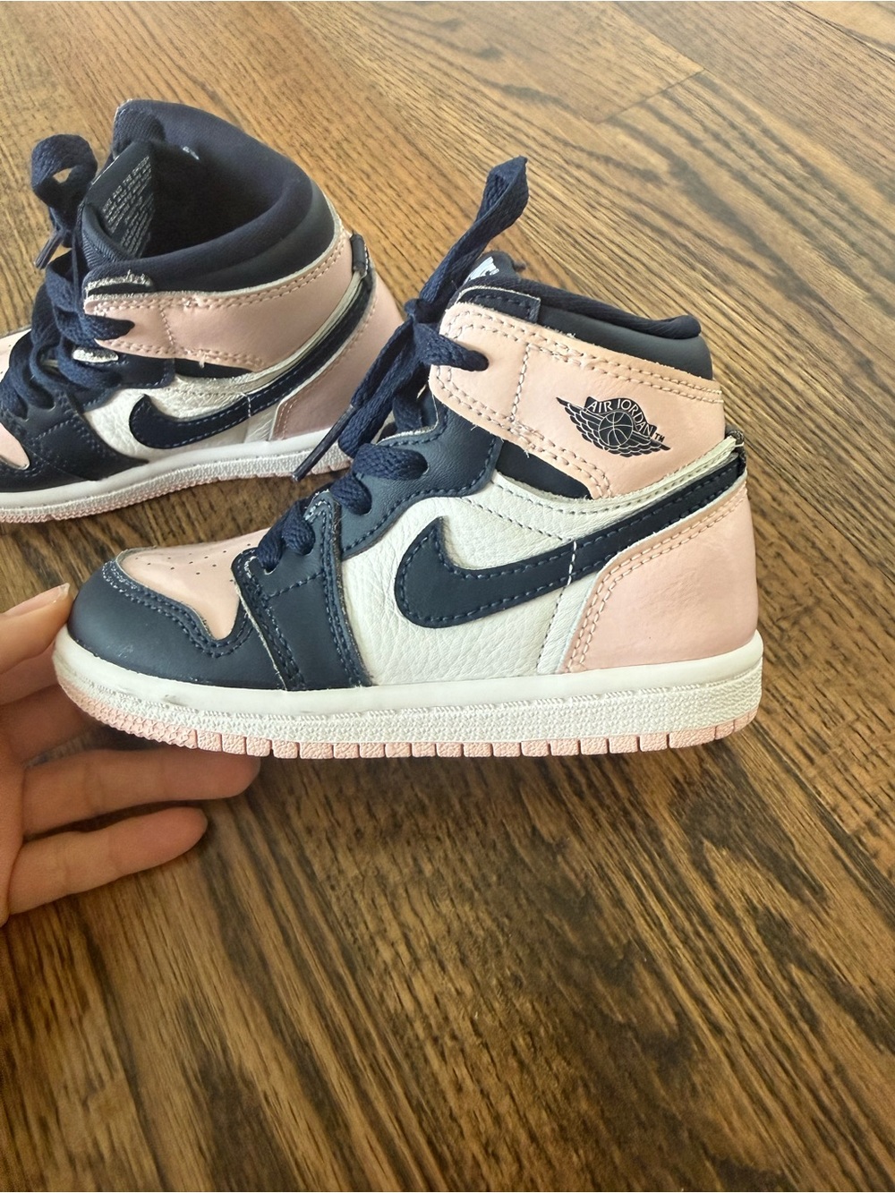 Jordan Toddler Air Jordan 1 Retro OG TD CU0450 641 Bubble Gum - Size 8C